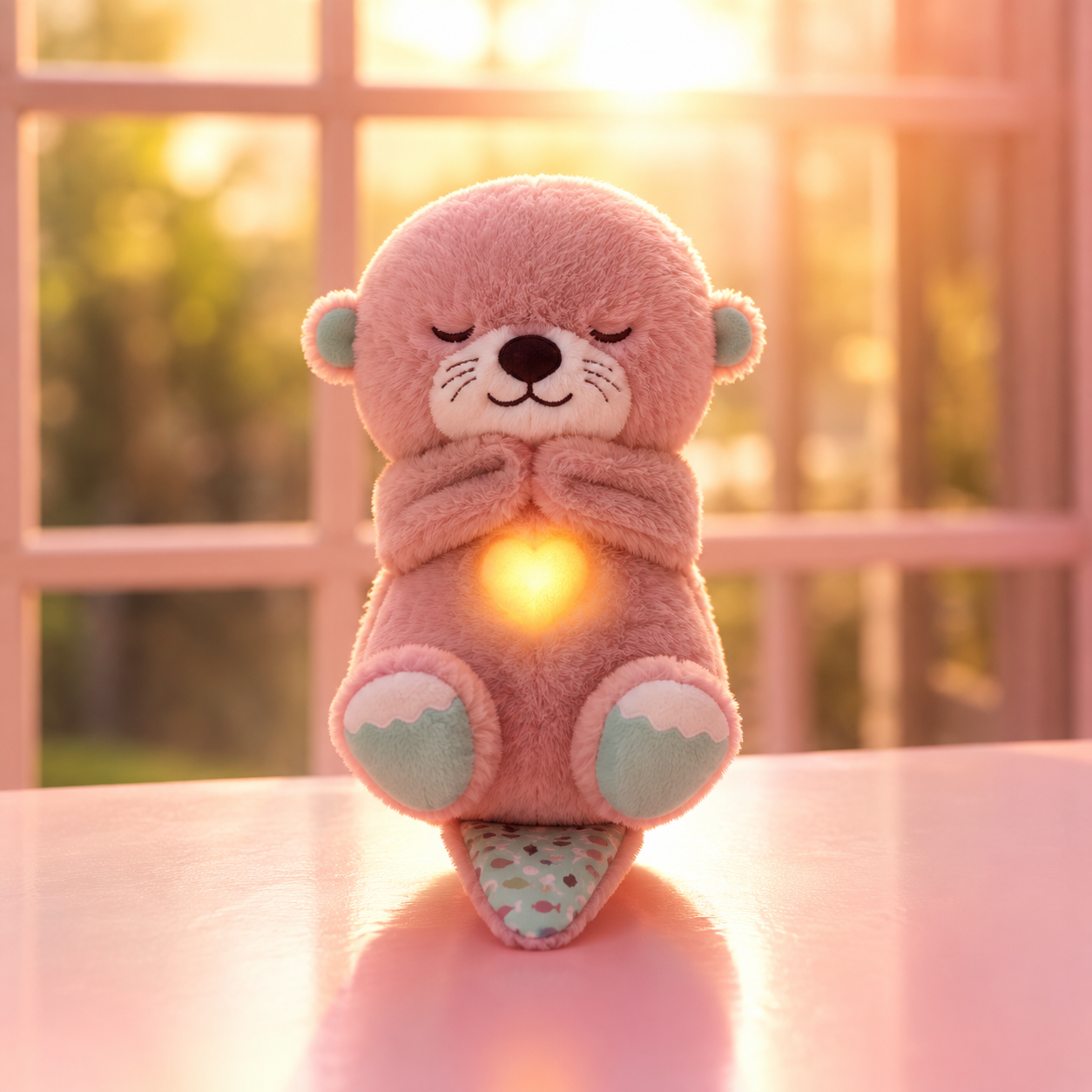 Heartbeat & Light-Up Belly Bear