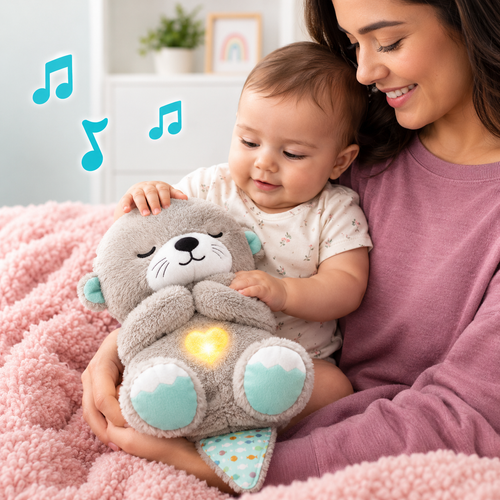 Heartbeat & Light-Up Belly Bear