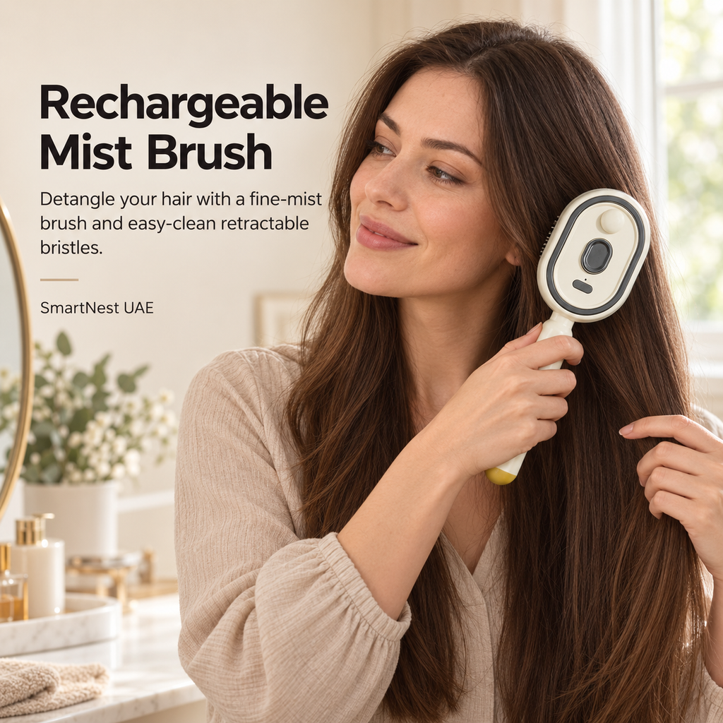 Steam Brush | Rechargeable Detangling Tool with Oil