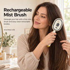 Steam Brush | Rechargeable Detangling Tool with Oil