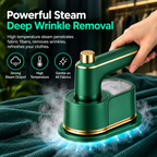 3-in-1 Mini Steam Iron – Portable Clothes Steamer