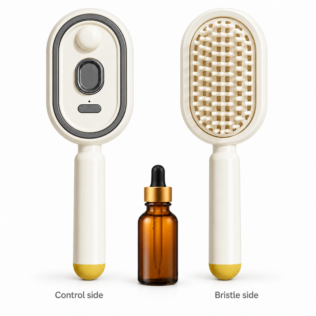 Steam Brush | Rechargeable Detangling Tool with Oil
