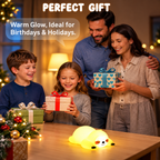 Soft LED Bedside Night Light Lamp for Kids Bedroom Nursery Warm Glow