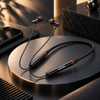 Lenovo - Hanging Neckband Wireless Headphones