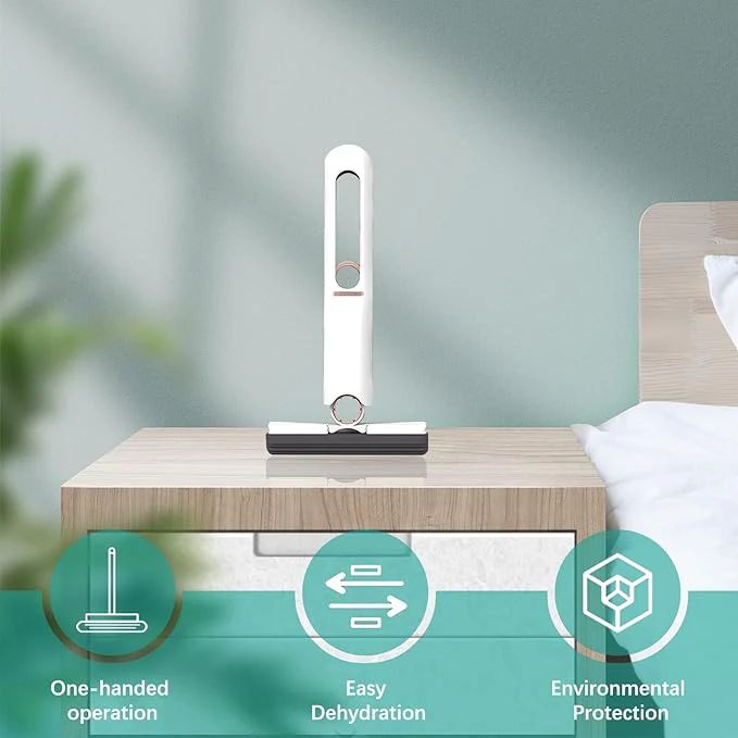 Portable Self-Squeezing Mini Mop